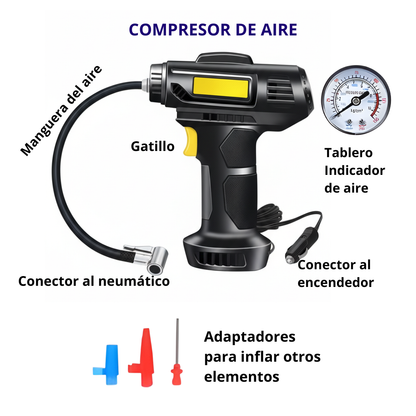 COMPRESOR DIGITAL INFLADOR DE AIRE