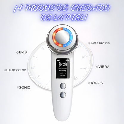 Masajeador elevador facial rejuvenecedor +serum