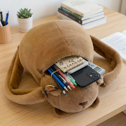 Mochila Peluche Felpa Kawaii Capibara