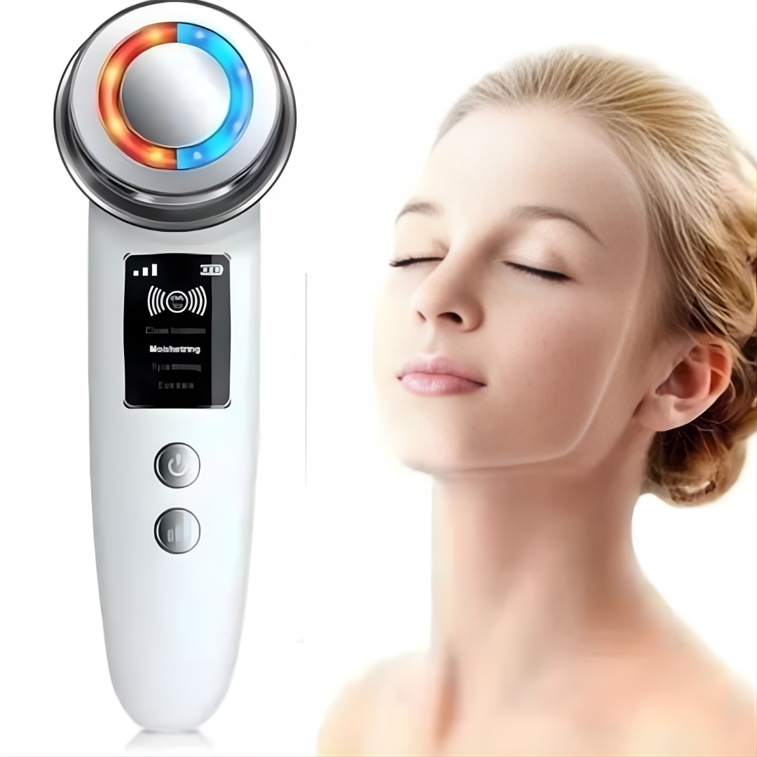 Masajeador elevador facial rejuvenecedor +serum